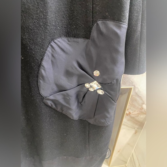 SONIA RYKIEL women’s designer wool knee length dress - Picture 4 of 5